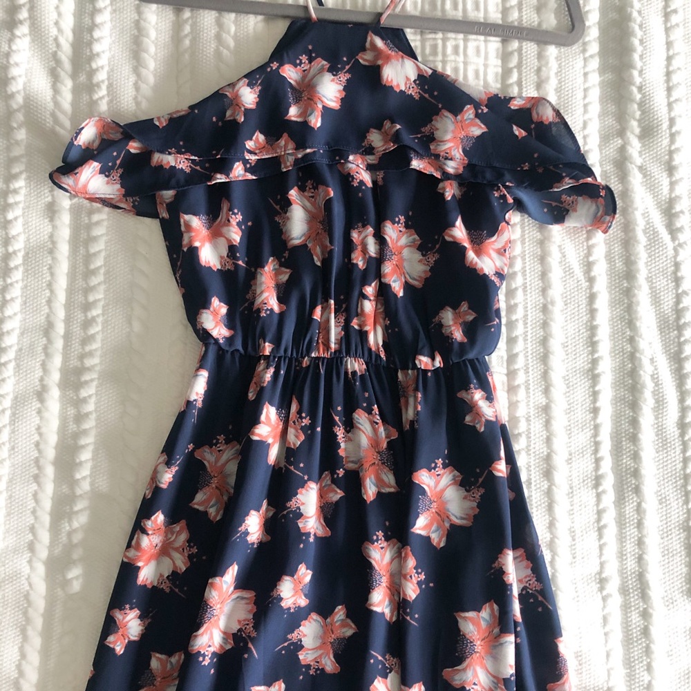 Floral Halter Maxi Dress